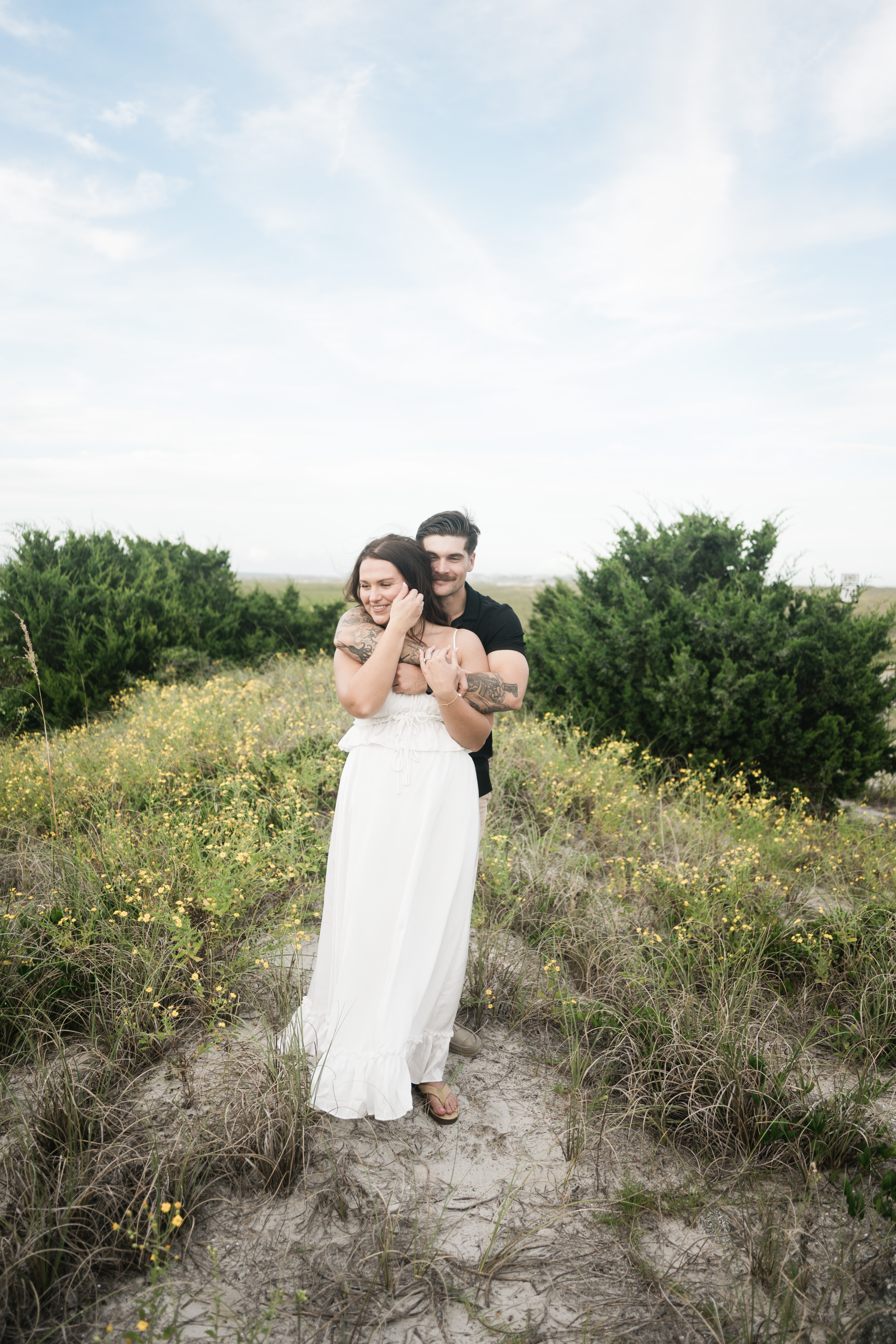 Artistic environmental couple portrait